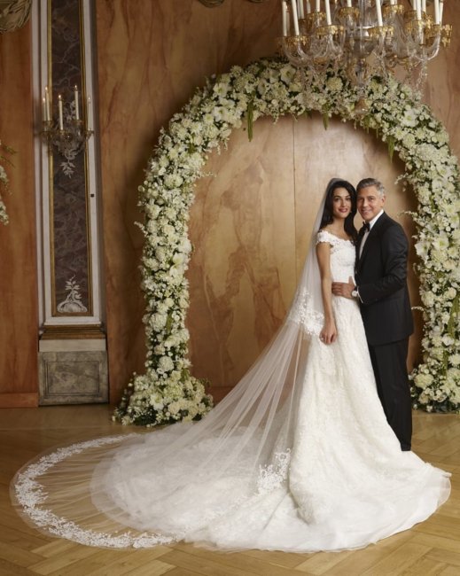 Одеться как: свадебный образ Амаль Клуни - «Свадьба»