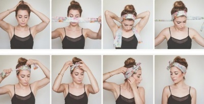 Как красиво завязать платок на голове летом: фото пошагово, идеи, на короткие волосы - «Модные тенденции»