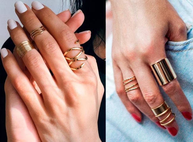 Модные кольца 2023 из золота и серебра: женская бижутерия, с бриллиантами, тенденции с фото - «Модные тенденции»